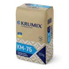 КМ-75 KRUMIX Штукатурка гипсовая машинного нанесения 30кг